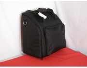 Soft front loading shoulder case for 48 bass